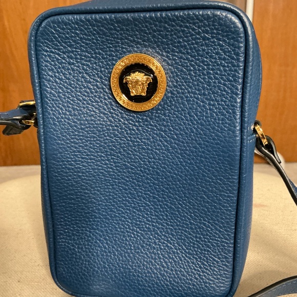 Versace Handbags - Versace Medusa Leather crossbody/Camera Bag
